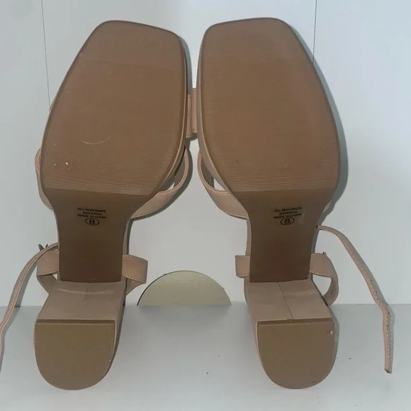 Nude platform heels flesh tone heels beige heels - Picture 6 of 7